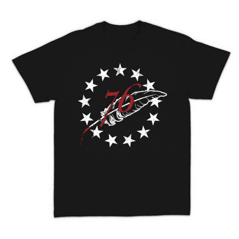 1776 Stars Original T-Shirt - Black