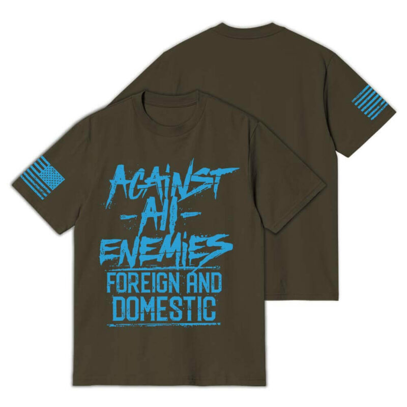 protect against all enemies foreign and domestic declaration of independence