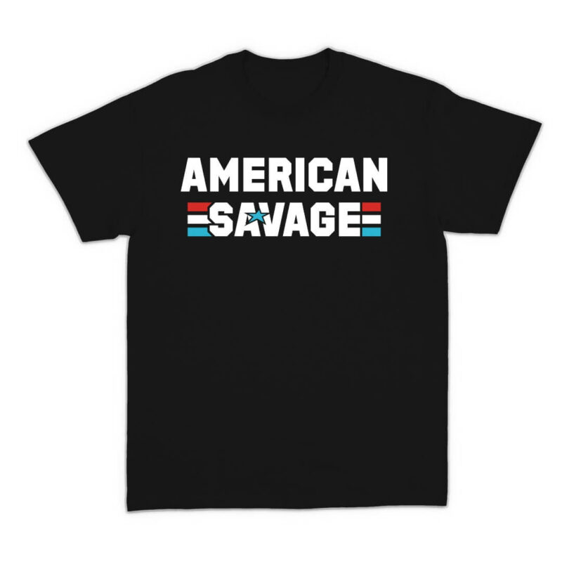 American Savage T-shirt -Black