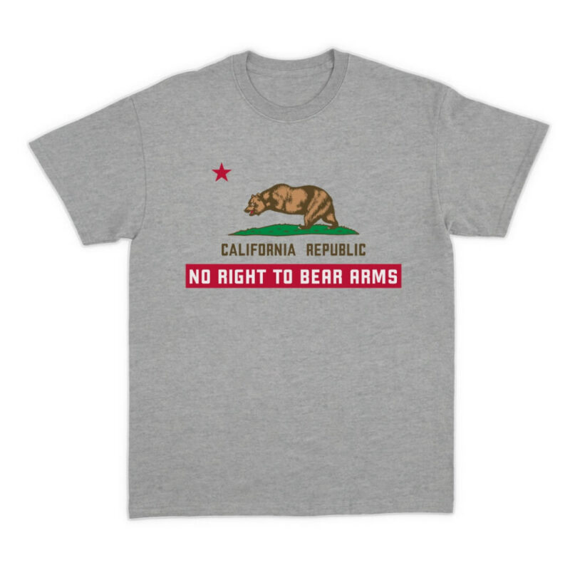 California Republic No Right To Bear Arms Men's T-shirt - Sport Grey