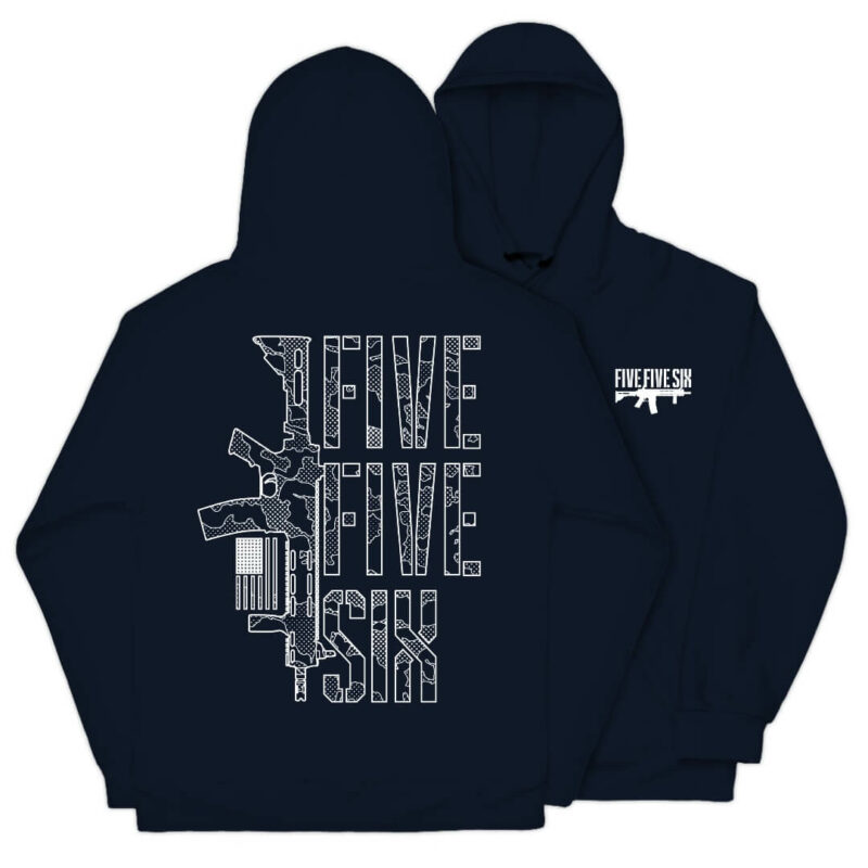 Five Five Six Hoodie - Navy