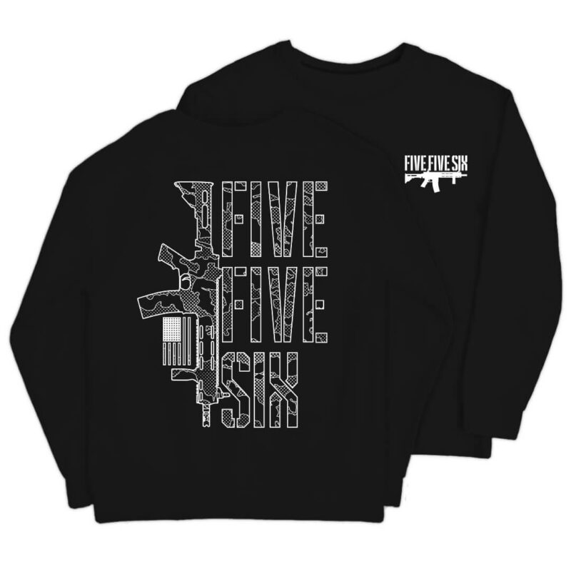 Five Five Six Sweatshirt - Black
