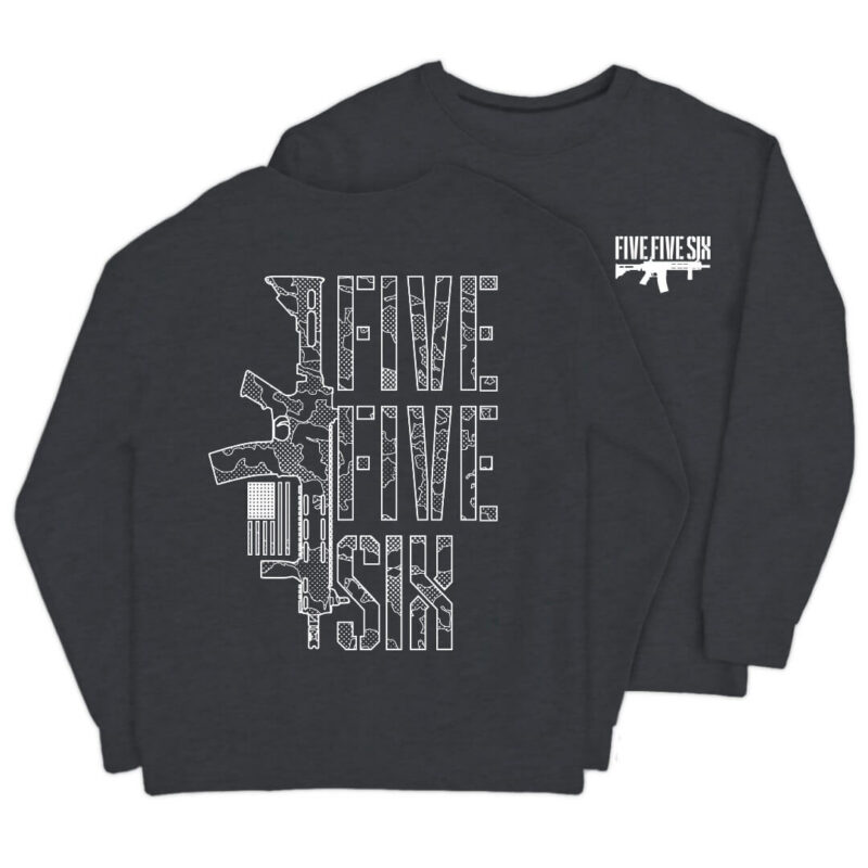 Five Five Six Sweatshirt - Dark Heather