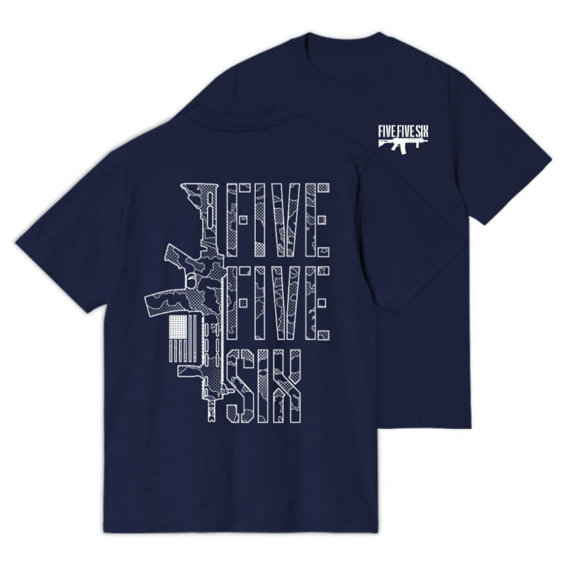 Five Five Six T-shirt - Navy