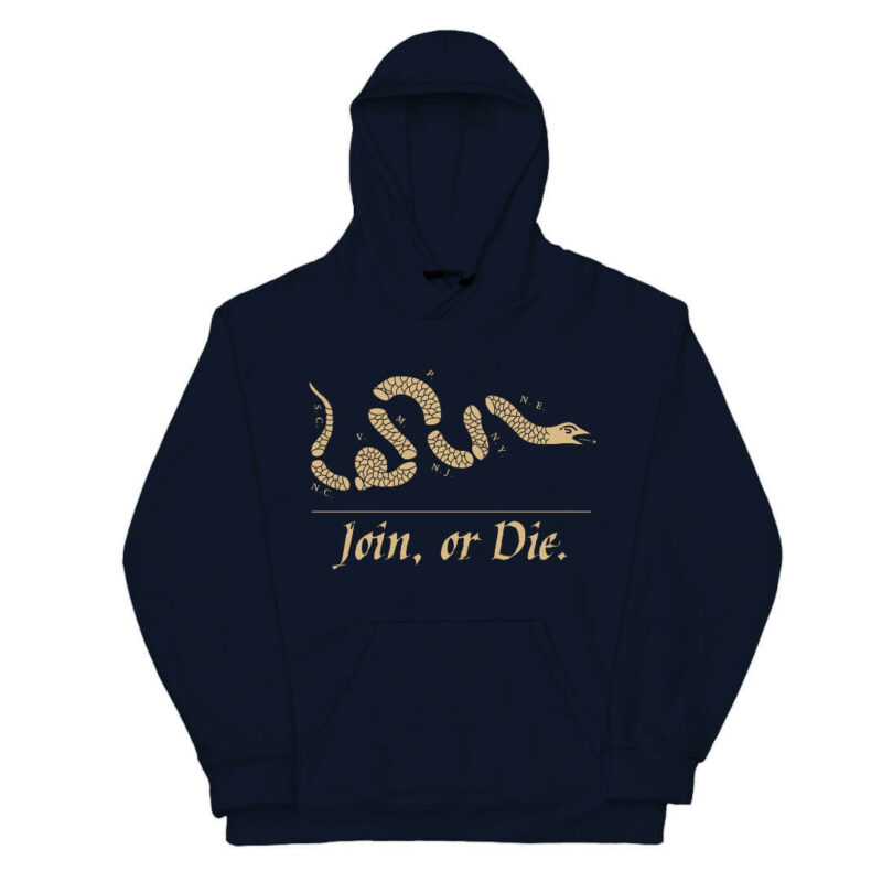 Join or Die Hoodie - Navy