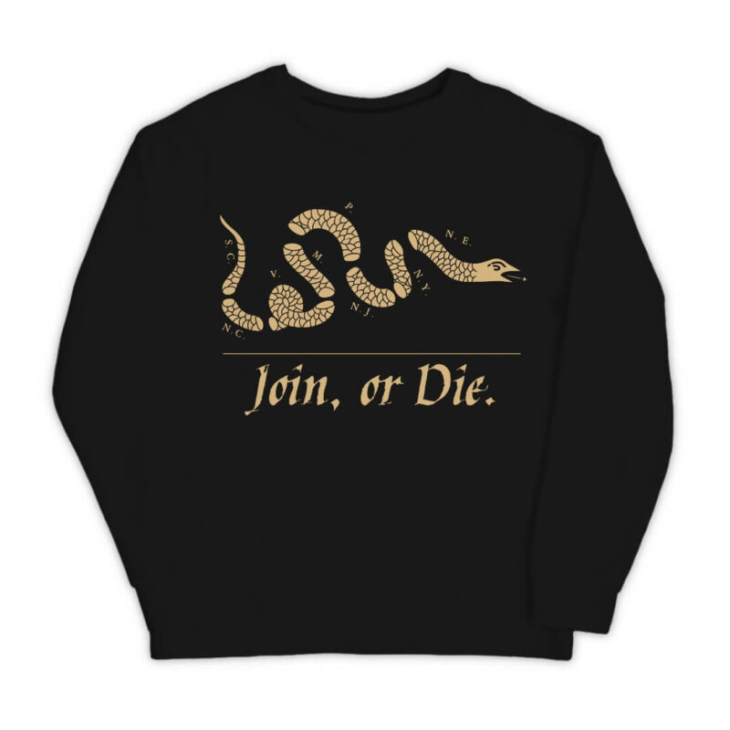 Join or Die Sweatshirt - Black