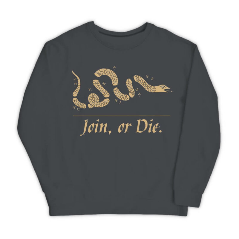 Join or Die Sweatshirt - Dark Heather