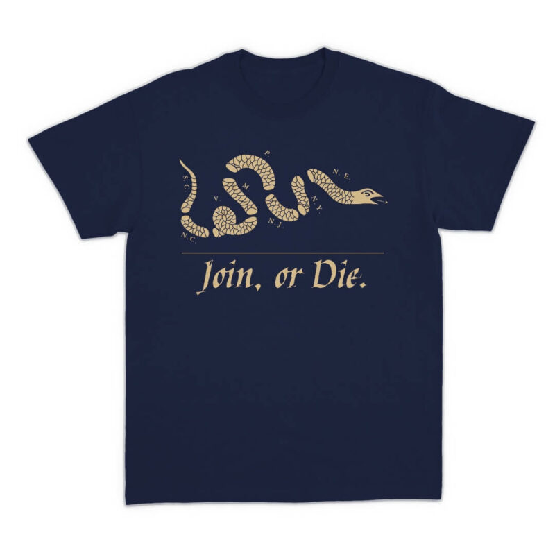 Join or Die T-shirt - Navy