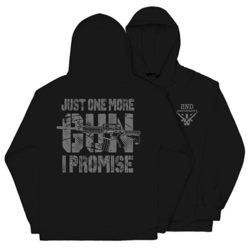 Just One More Gun I Promise Hoodie