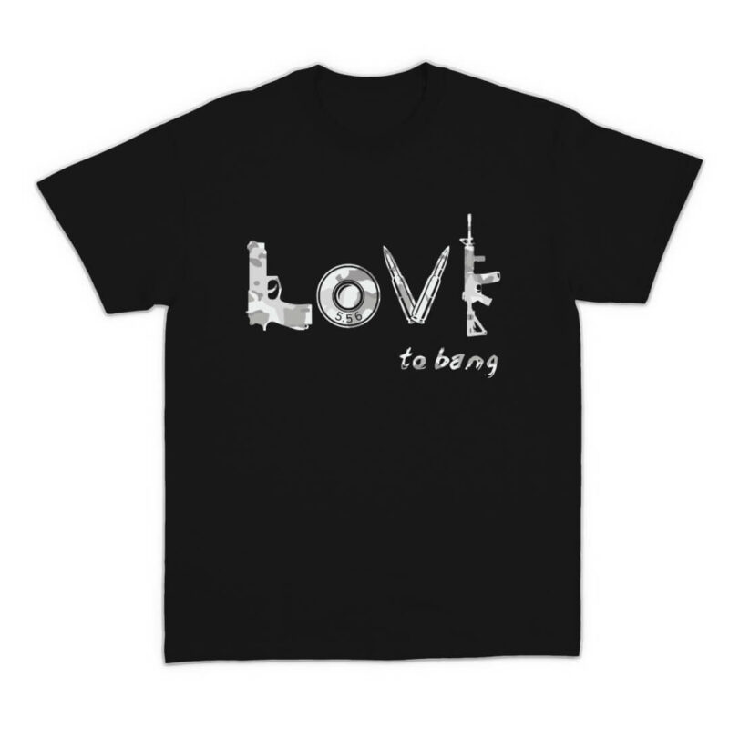 Love to Bang Tee - Black