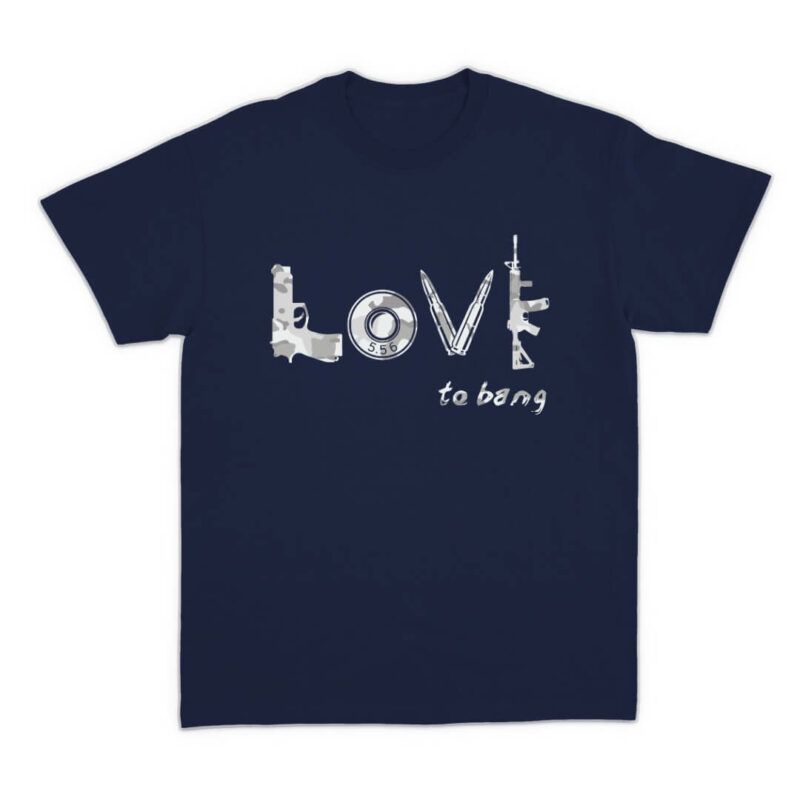 Love to Bang Tee - Navy