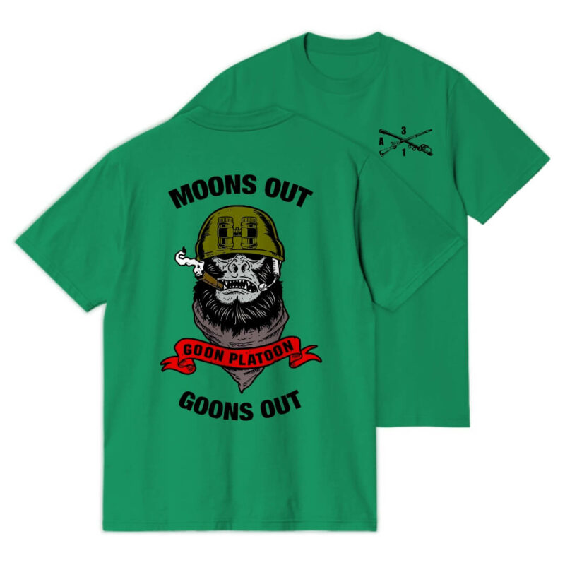 Moons Out Goons Out T-Shirt - Kelly