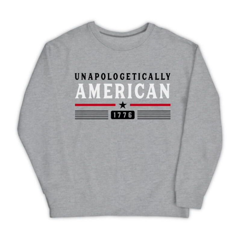 Unapologetically American Sweatshirt - Sport Grey