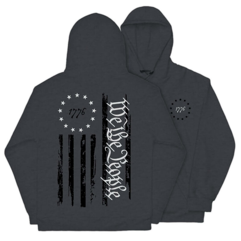 We The People 1776 Hoodie - Asphalt