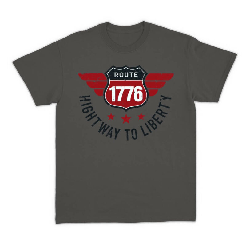 Route 1776 T-shirt - Asphalt
