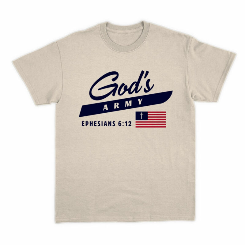 God’s ARMY T-shirt - Heather Dust