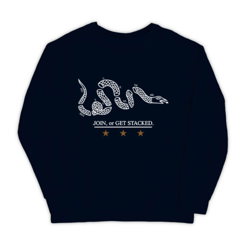 Join or Get Stacked Sweatshirt - Navy