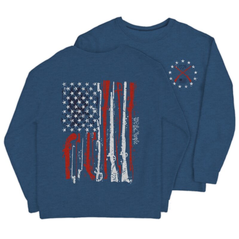 RED WHITE & BLUE PEOPLE Sweatshirt - Indigo Blue
